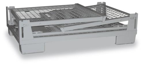 Opvouwbare gaasbox pallet, lengte x breedte 1200 mm x 800 mm  L