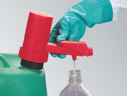 Pomp voor jerrycans, voor zuren, logen en petrochemische media, 8 l/min  L