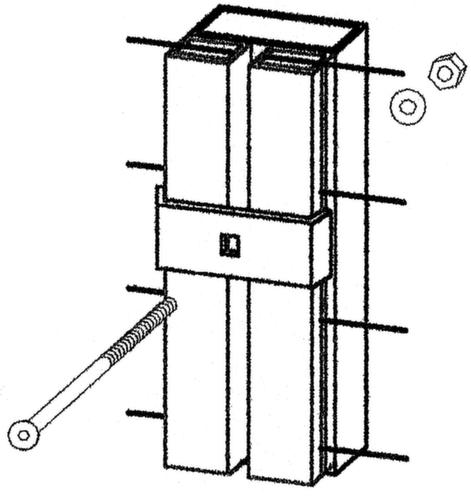 Scheidingswandsysteem met maaswijdte 40x40 mm  L