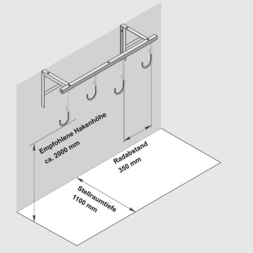 Fietsophangsysteem voor fietsen  L