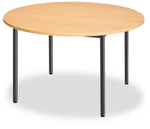 Rechthoekige multifunctionele tafel met frame van vierkante buis  L