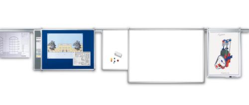 Franken Whiteboard PRO, hoogte x breedte 900 x 1800 mm  L