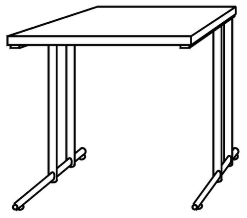 Bureau Terra Nova met C-voetonderstel  L