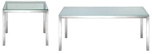 Nowy Styl Tafel met glazen blad