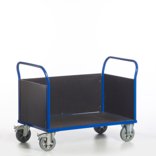 Rollcart Zware wagen met drie wanden  L