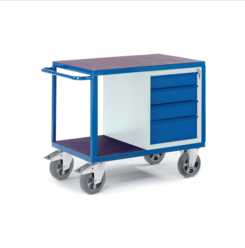 Rollcart Zware tafel- en kastwagen, draagvermogen 1000 kg, laadvlak lengte x breedte 1000 x 700 mm  L