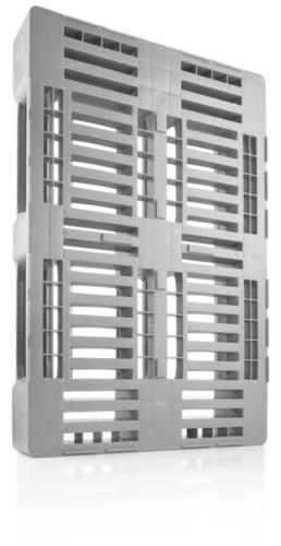 Hygiënepallet EURO H1 met borgrand, hogedruk polyethyleen, lengte x breedte 1200 x 800 mm  L