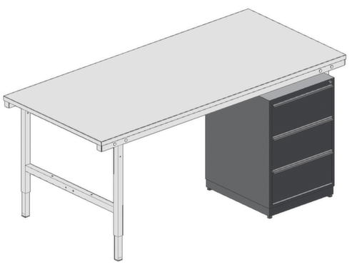 Rocholz Lade-onderbouw 2000  L