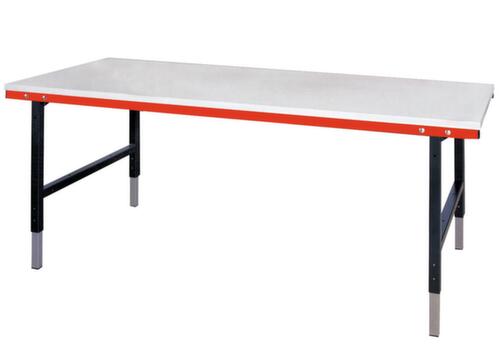 Rocholz In hoogte verstelbare paktafel, breedte x diepte 2000 x 920 mm