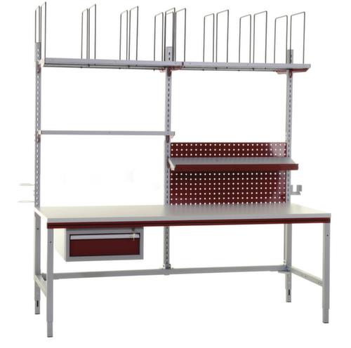 Rocholz Complete verpakkingstafel System Flex M2 met geperforeerde plaat, breedte x diepte 2000 x 800 mm  L