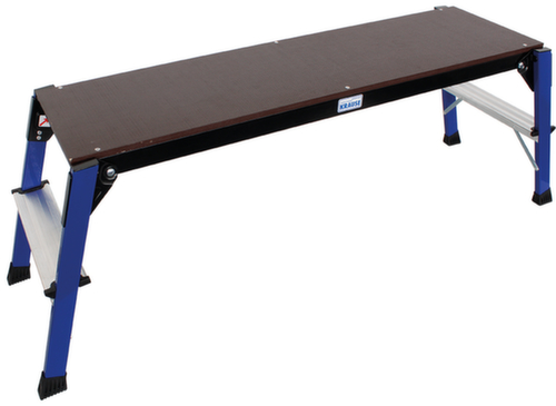 Krause In-/uitklapbaar werkplatform  Monto® StepTop®, bordeshoogte 470 mm  L