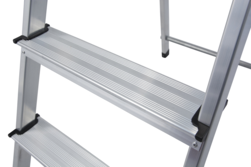 Krause Universele trapladder, 8 trede(n) met traanplaatprofiel  L