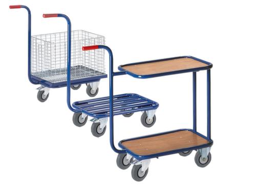 Rollcart Rolplateau met duwstang  L