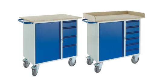 Rollcart Tafel- en kastwagen met kast en laden  L