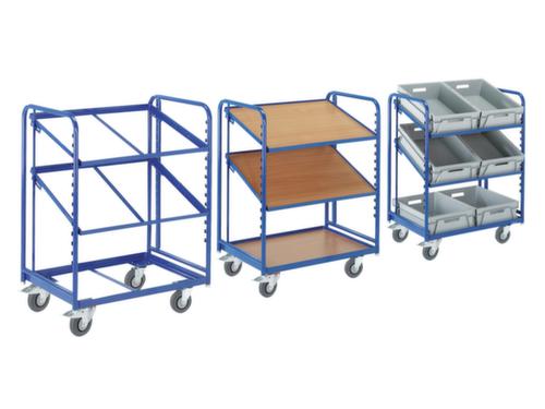 Rollcart Etagewagen met kantelbare etages  L