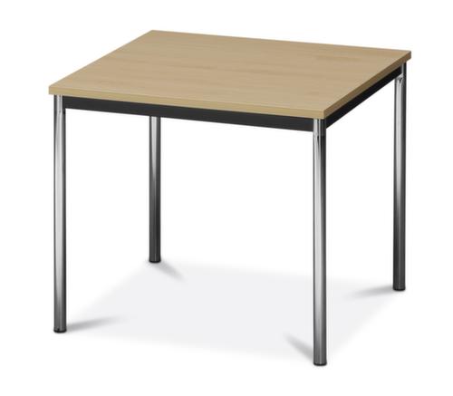 Multifunctionele tafel met ronde buizen met 4-voetonderstel  L