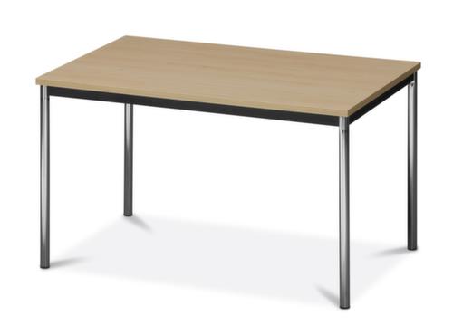 Multifunctionele tafel met ronde buizen met 4-voetonderstel  L