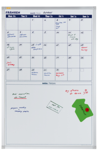 Franken maandplanner X-tra!Line® met groot leeg veld, hoogte x breedte 600 x 900 mm  L