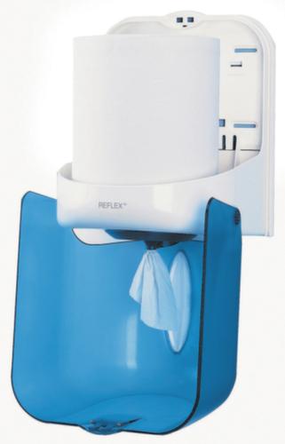 Tork Dispenser voor handdoekrollen, polycarbonaat, blauw/wit  L