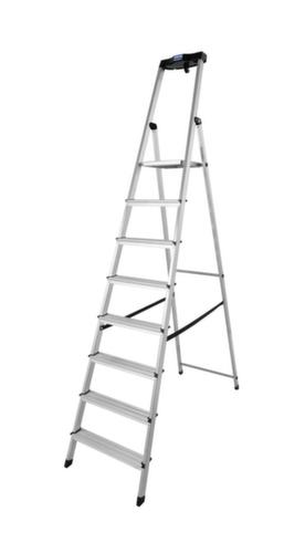 Krause Universele trapladder, 8 trede(n) met traanplaatprofiel  L