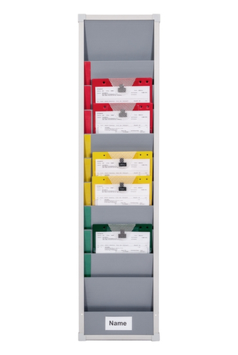 EICHNER planningsbord met 11 insteekhoezen, hoogte x breedte 1282 x 315 mm  L