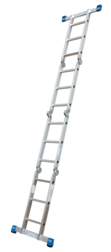 Krause Multifunctionele vouwladder STABILO® Professional, 4 x 3 sporten met profiel  L