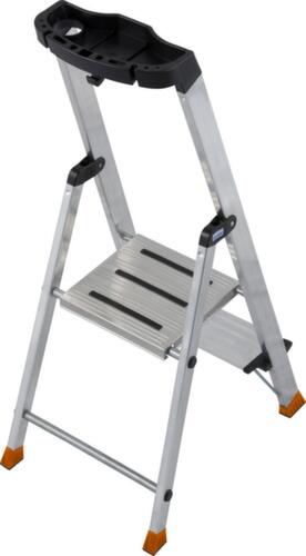 Krause Trapladder PlusLine Monto® Sepuro, 2 extra diepe geribbelde treden  L