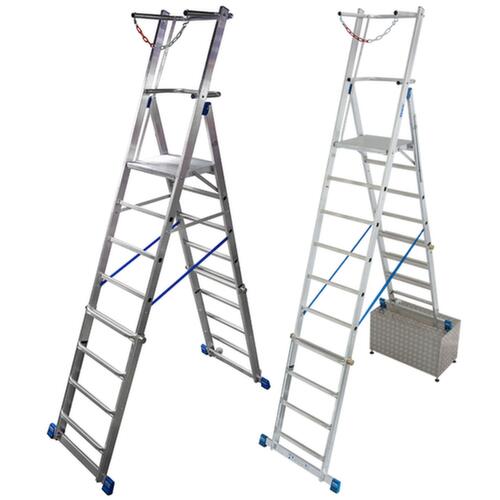 Krause Verrijdbare uitschuifbare platformladder STABILO® Professional  L