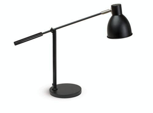 MAUL Bureaulamp MAULfinja, mat zwart/zilver