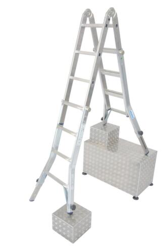 Krause Vierdelige multifunctionele telescoopladder STABILO® Professional  L