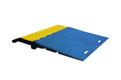 Moravia set rolstoeloprijplaat MORION voor kabelbrug, breedte 440 mm, blauw  L