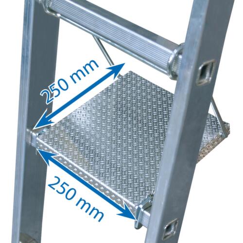 Krause Inhangtrede CombiSystem voor staande ladder met sporten, 250 mm  L