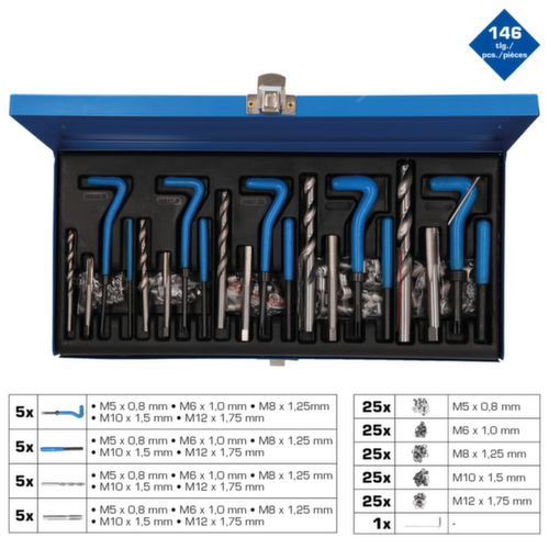 Schroefdraad reparatieset  L