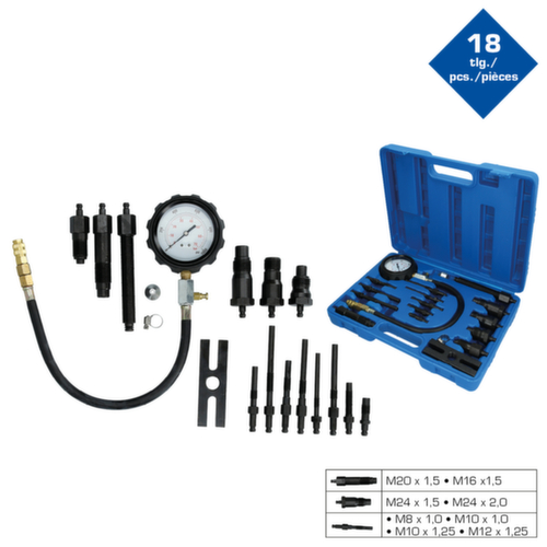 Compressie tester set voor dieselmotoren  L