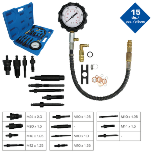 Compressie tester set voor dieselmotoren  L