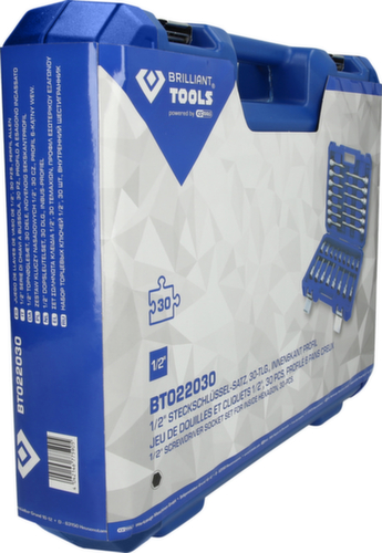 1/2" dopsleutelset  L