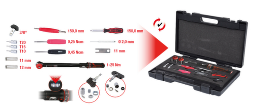 TPMS / TPMS gereedschapsset voor bandenspanningscontrolesystemen  L