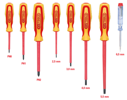 ERGOTORQUE VDE schroevendraaierset  L