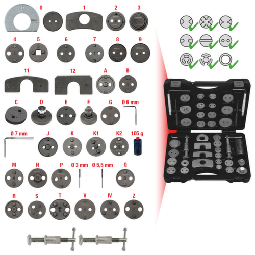 Remzuiger reset gereedschap set  L