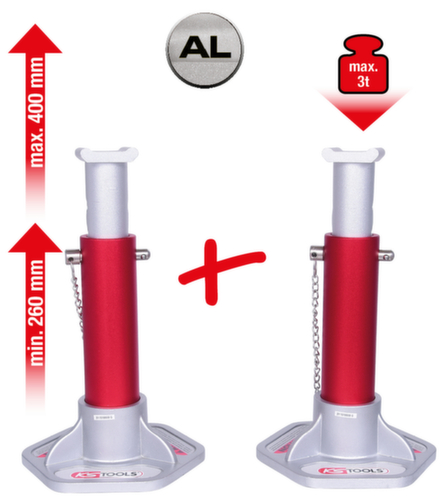 Aluminium schraagset  L