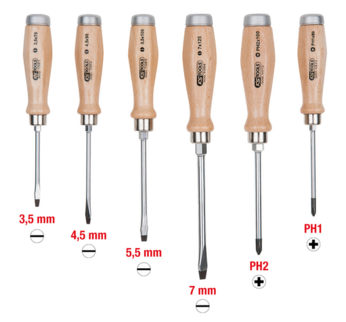 ERGOTORQUE WOODmax slagschroevendraaierset  L