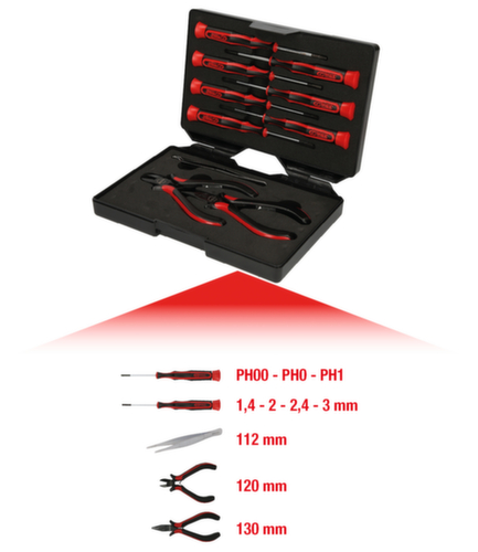 Fijnmechanica gereedschap set  L