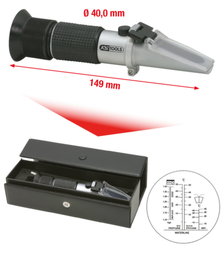 Refractometer koelvloeistof / accuzuur  L