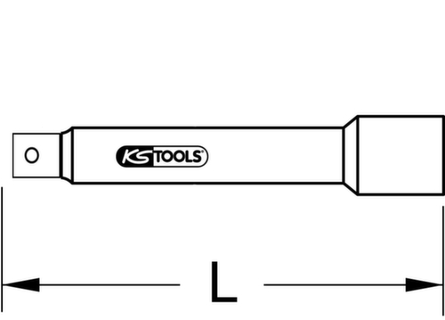 1/2" verlenging  L