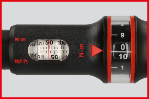 1/2" ERGOTORQUE®precisie ratel momentsleutel  L