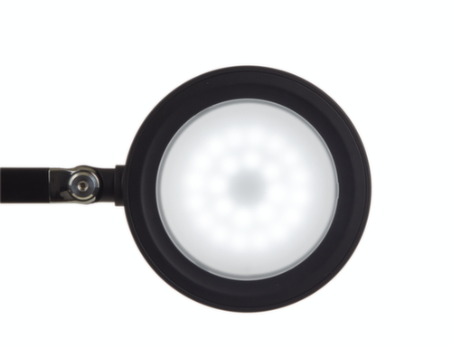 MAUL dimbare LED-bureaulamp MAULgrace colour vario, licht daglicht- tot warmwit, zilverkleurig  L