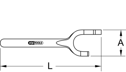 BRONZEplus handwielsleutel Ø 36x60 mm  L