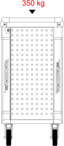 KS Tools Gereedschapswagen RACINGline, 7 lade(n) Missing translation L