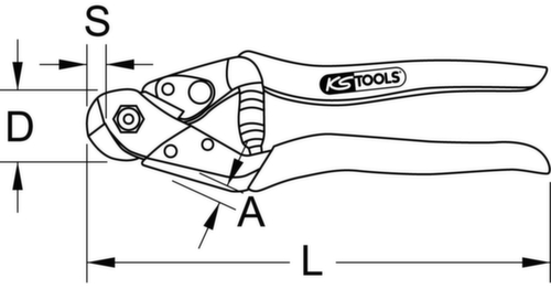 Draadschaar Ø4.7mm  L