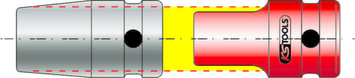 1/2" zeskant dopsleutelset  L